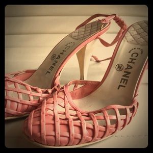 Chanel Strappy Heel Sandals
